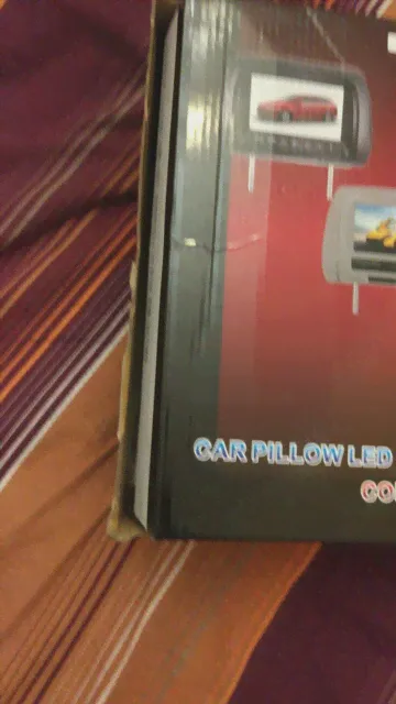 🛍 Универсальный 7-дюймовый автомобильный подголовник MP4 Подушка монитор мультимедийный плеер с зажигалкой адаптер USB SD MP5 FM Динамики-4