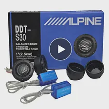 🛍 Автомобильный Стереодинамик ALPINE DDT-S30, 2 шт., мягкий купольный сбалансированный динамик для автомобиля, аудиосистема, шелковая пленка, динамики