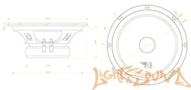 DL Audio Gryphon Pro 200 Midbass низкочастотные динамики (комплект)