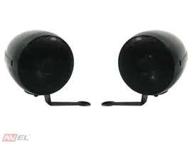 Динамики для мотоцикла 3" AVS350MSP (черные)