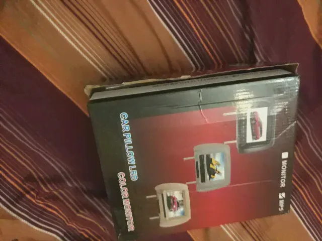 🛍 Универсальный 7-дюймовый автомобильный подголовник MP4 Подушка монитор мультимедийный плеер с зажигалкой адаптер USB SD MP5 FM Динамики-3