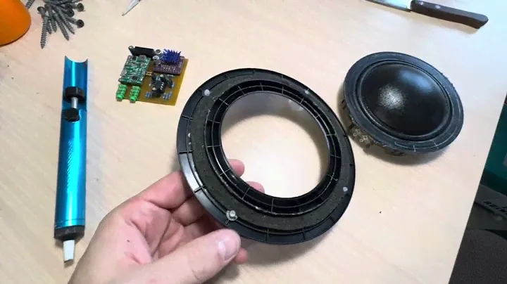 D7608 ScanSpeak Разборка и ремонт СЧ динамика.