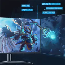 🛍 Монитор компьютерный 32-дюймовый, 4K 3840X2160, 144 Гц, IPS, 1 мс Отклик, Высокая частота обновления, Адаптивная синхронизация Крепление VESA 100% sRGB HDMI 178 Просмотр, Встроенные динамики, Обратн