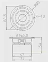 Динамики Sounderlink Audio Labs, колонки с полным диапазоном, 3 дюйма, 4, 8 Ом, динамик с динамиком, средний бас, набор «сделай сам» (art.: 798438aea)