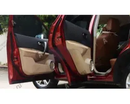 Декоративные накладки на дверные динамики Nissan Qashqai J10 2007-2014