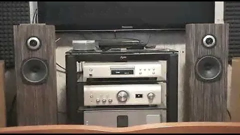 напольная акустика на Диатон и ВЧ Фостекс от Алексея играет рок