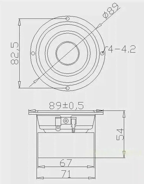 Динамики Sounderlink Audio Labs, колонки с полным диапазоном, 3 дюйма, 4, 8 Ом, динамик с динамиком, средний бас, набор «сделай сам» (art.: 798438aea)-2